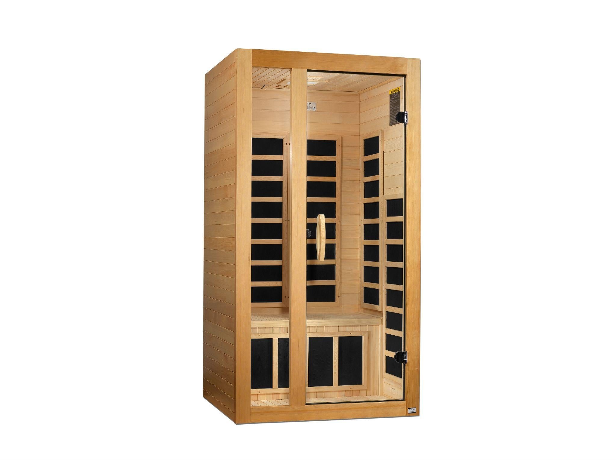 Dynamic Low EMF 1-Person Infrared Sauna — Compact Home Recovery Unit