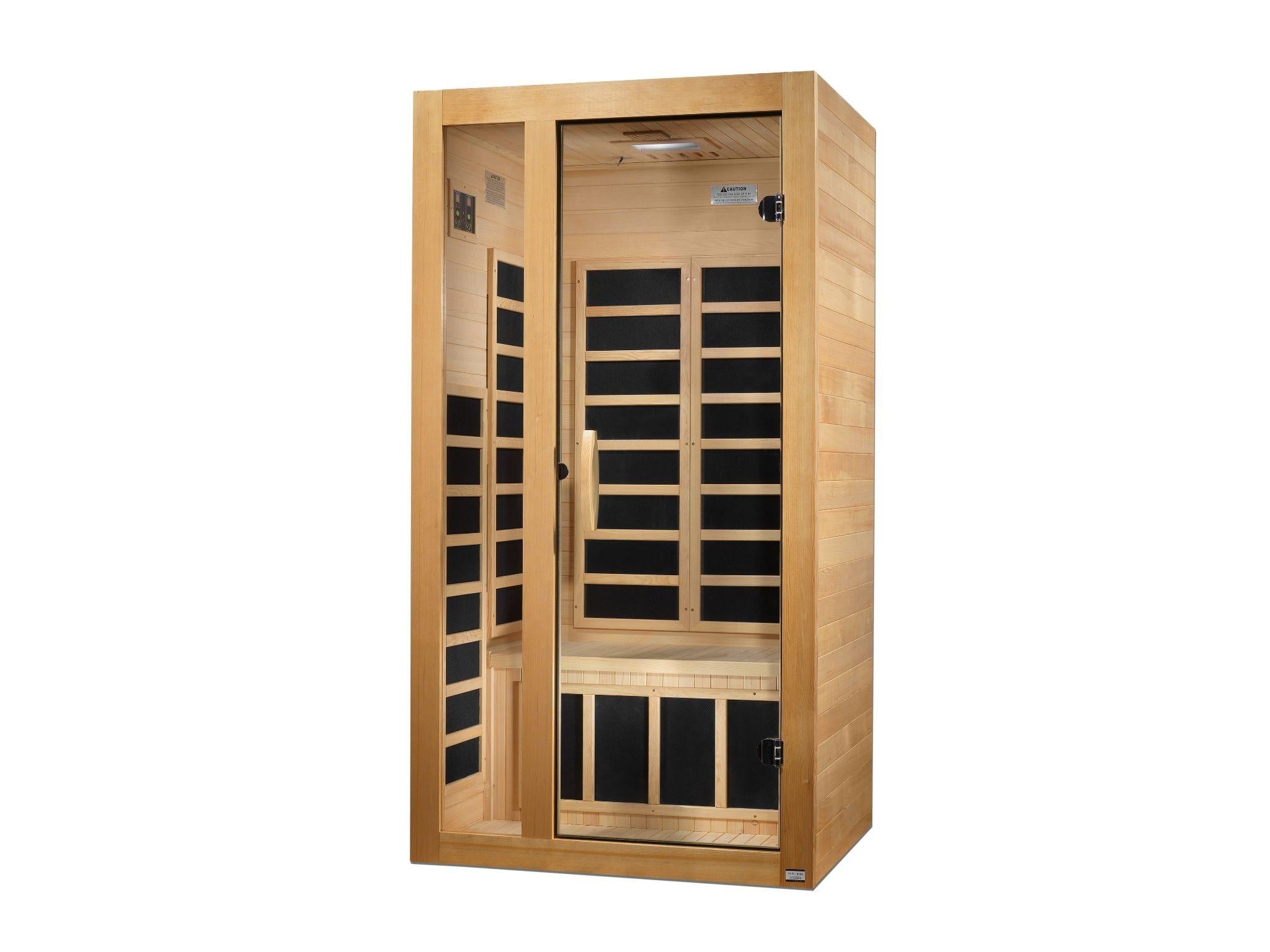 Dynamic Low EMF 1-Person Infrared Sauna — Compact Home Recovery Unit