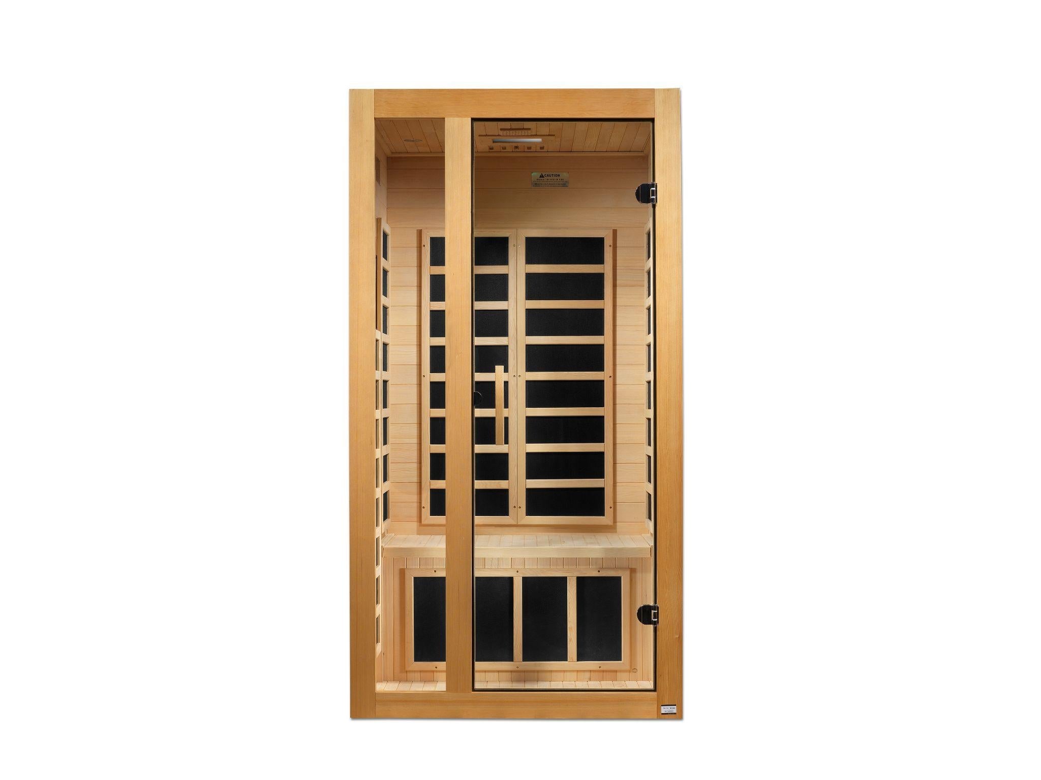 Dynamic Low EMF 1-Person Infrared Sauna — Compact Home Recovery Unit