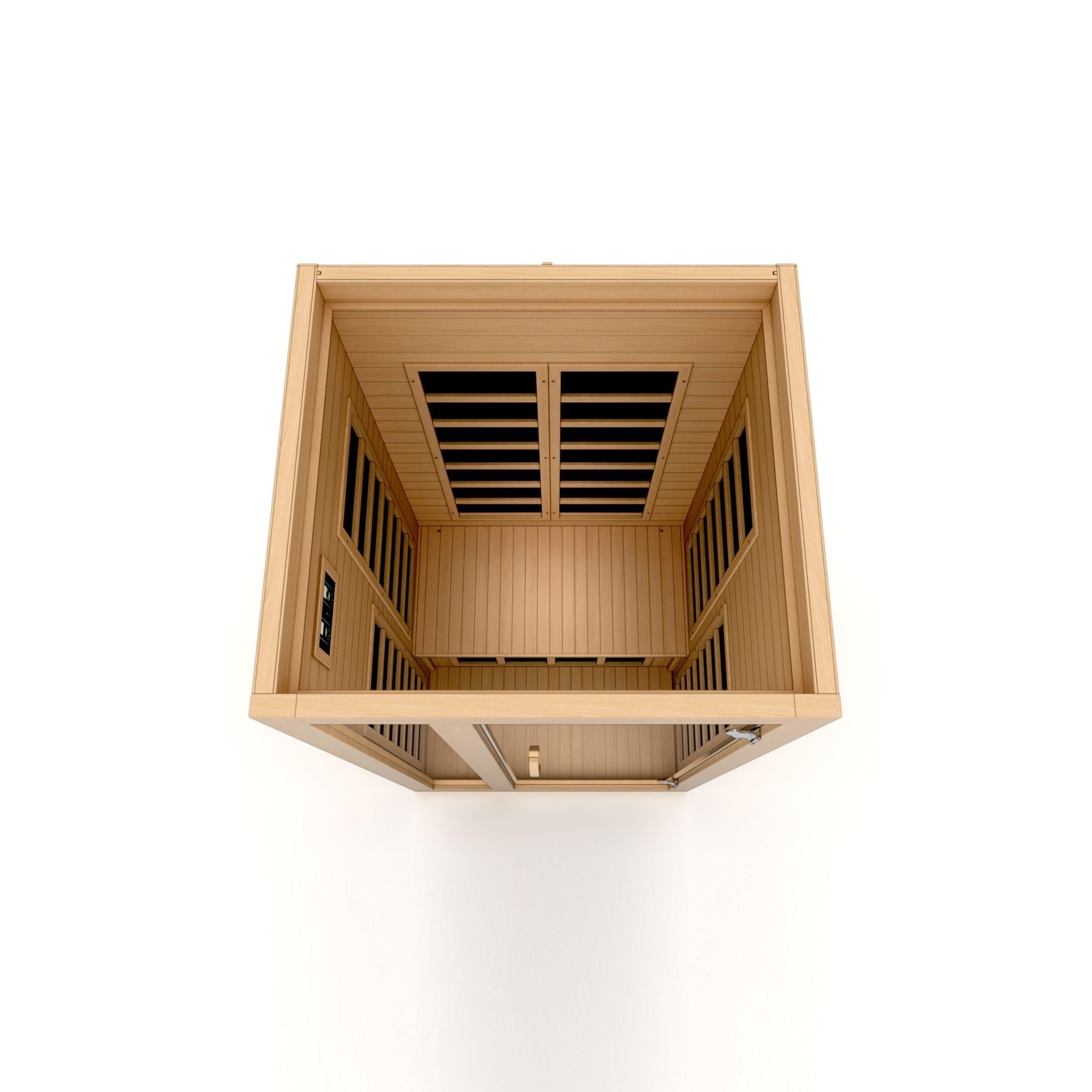 Dynamic Low EMF 1-Person Infrared Sauna — Compact Home Recovery Unit